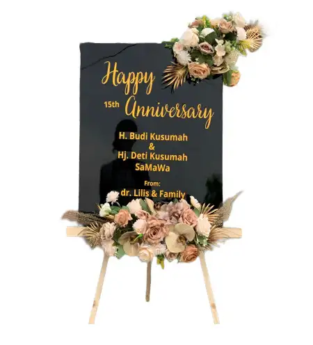 Papan Bunga Akrilik Penumping