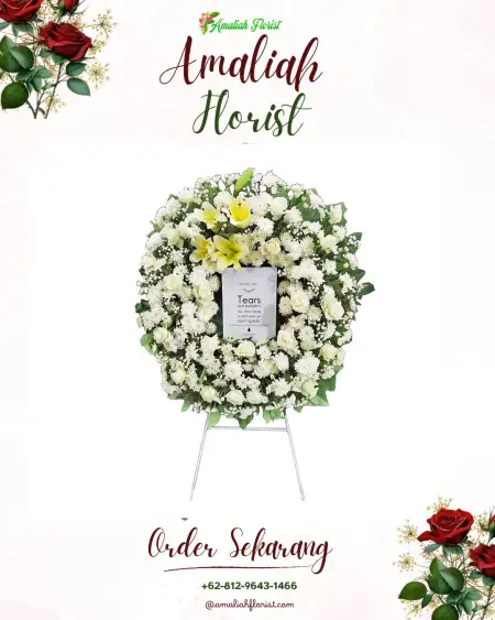 Krans Bunga Duka Penumping