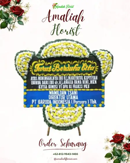 Papan Bunga Duka Penumping